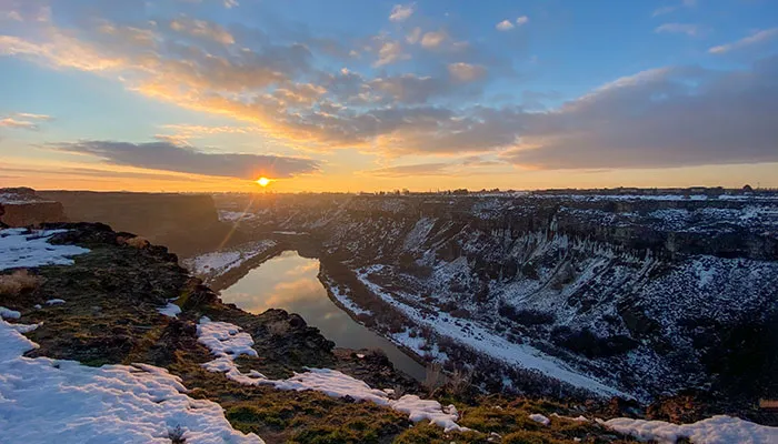 Snake River Canyon in Jerome County, ID
